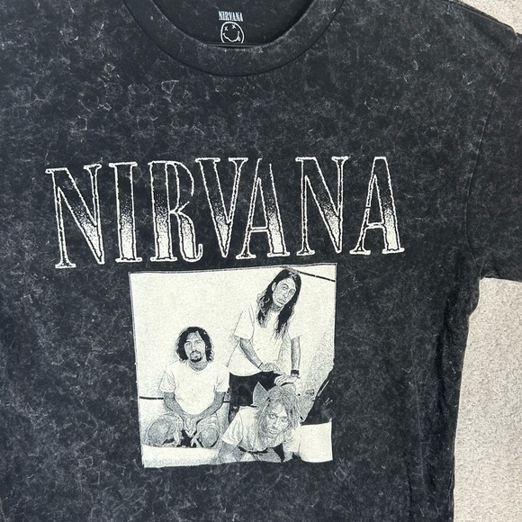 Nirvana T-Shirt Size Medium Black In Utero Graphic Grunge Rock Cotton 90s - Picture 2 of 6